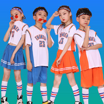 June 1 Childrens Cheerleading Jazz Hip Hop Street Dance Primary and Secondary School Student Games Competition Performance Costume