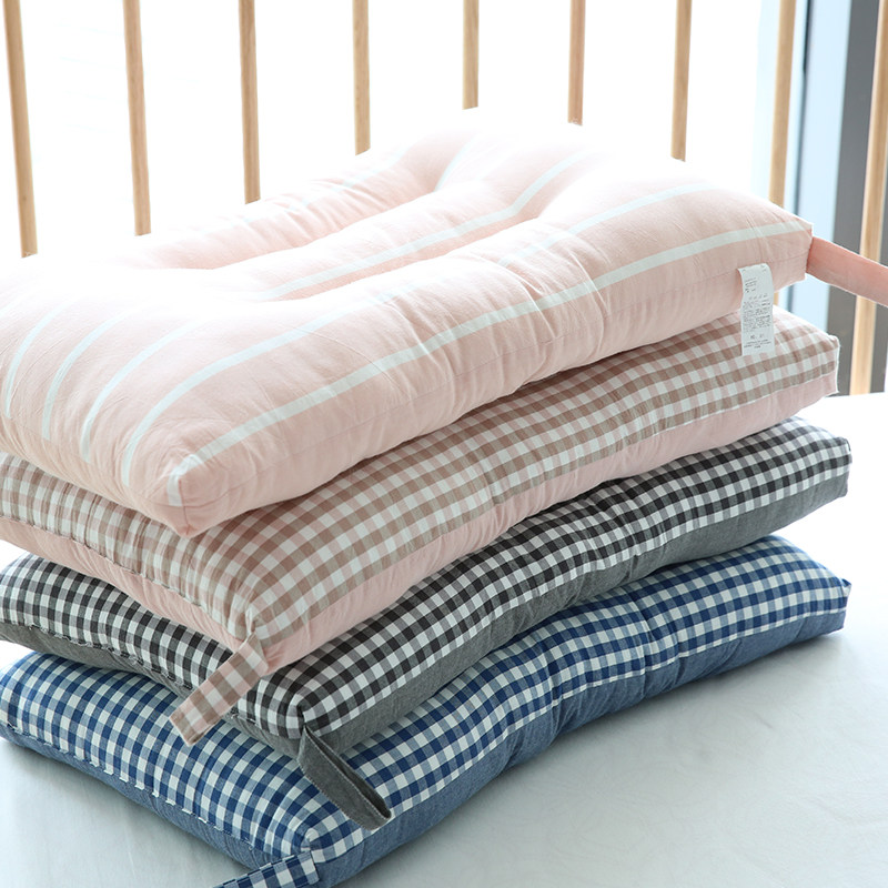 Day-style minimalist pure cotton washed cotton pillow core single student full cotton pillow single pair