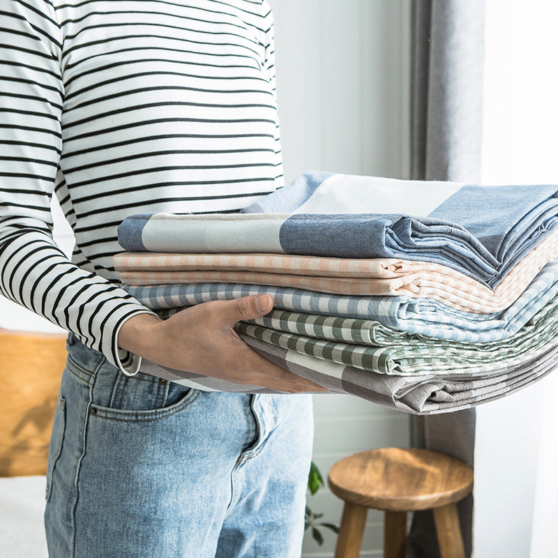 Washed cotton quilts by single single female student Dormitory 1 5 m Bed Double 1 8m Children covered by hood 200x230