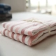 Chất liệu cotton được giặt theo phong cách Nhật Bản 笠 Cotton kẻ sọc đơn giản ga giường chun