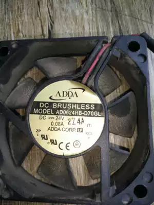 Original ADDA fan AD0624HB-D70GL 6015 24V 0 08A cooling fan