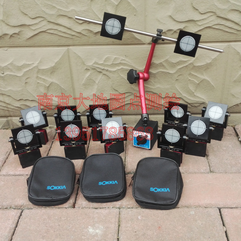 Full station instrument Magnetic universal rotating Label target 360 degrees Magnetic target reflecting target subway marine reflective two-point target