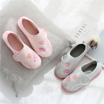 Summer thin confinement shoes spring and autumn soft sole bag heel maternity summer postpartum slippers spring indoor non-slip thick sole slippers