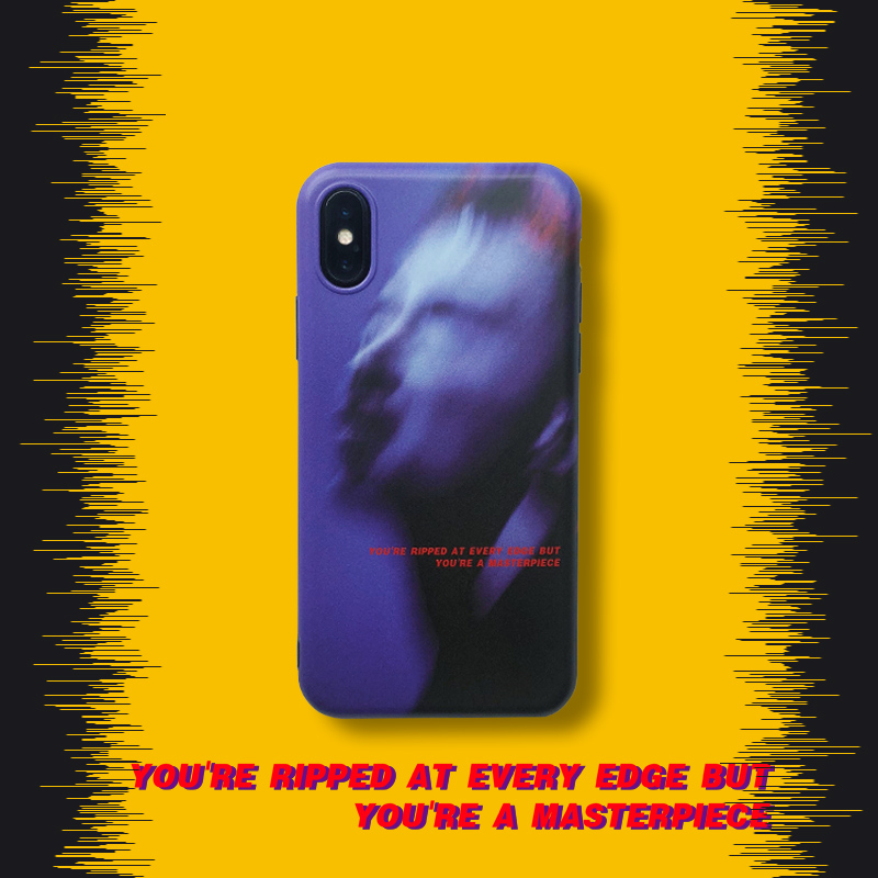 Fu gas original blue 8plus apple X mobile phone protective case suitable for iphone xs max xr soft shell