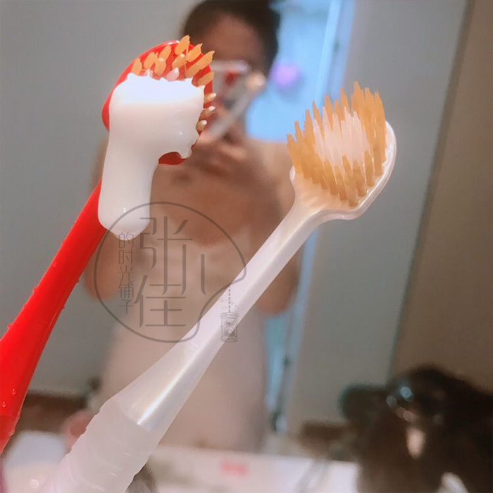 ¥ 65 IV-EBI* SU adult wide toothbrush ultra soft hair wide head ultra-fine adult home 61 holes-Taobao