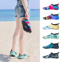 Thickened beach socks and shoe stickers for children anti-slip wading swimming shoes for men and women snorkeling quick-drying anti-cut soft-soled barefoot shoes and socks