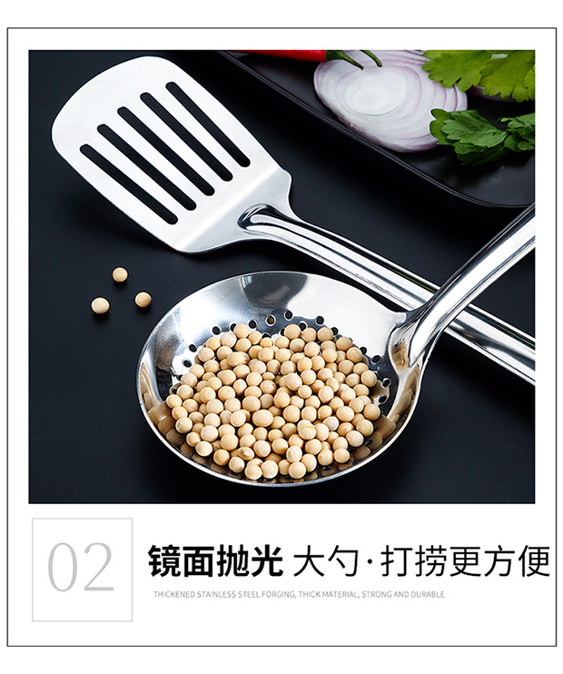 Xẻng đặt muỗng bằng thép không gỉ - Phòng bếp kệ đựng gia vị inox 304