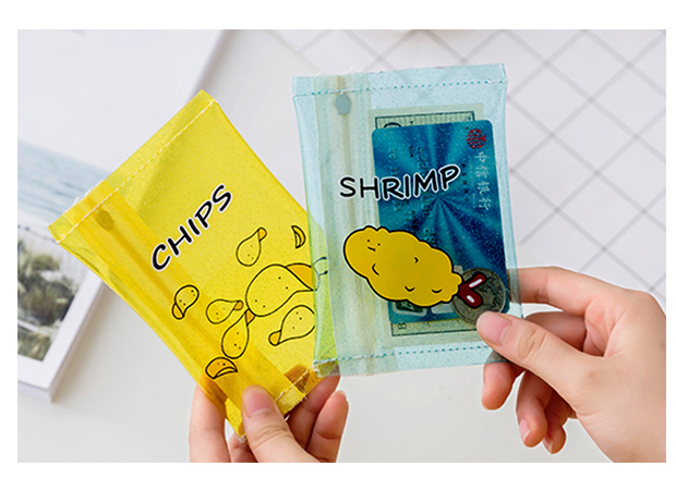Mini nhỏ tươi ngắn ví nữ phiên bản Hàn Quốc dễ thương sinh viên trong suốt dây kéo nhỏ ví tiền xu túi túi ví pierre cardin
