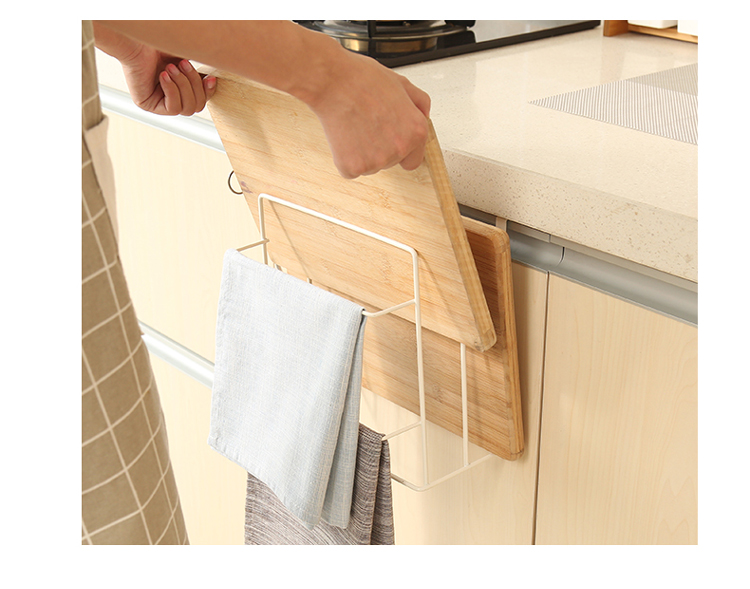 Tủ nhiều lớp giá treo tường treo bảng cắt giá sắt rèn lưu trữ nhà bếp lưu trữ giá bếp miễn phí bảng đột kệ để gia vị