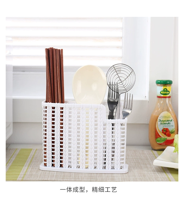 Nhà bếp đũa đũa bộ lưu trữ hộp hộ gia đình cống thoát nước không đục lỗ đa chức năng đũa đũa đũa đũa đũa - Đồ ăn tối