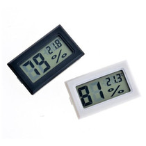 Embedded Thermometer Electronic Thermohygrometer Digital Thermohygrometer Probe Built-in FY-11 Black and White