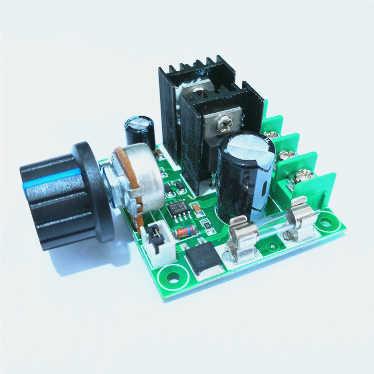 9V-50V 10A PWM 直流电调速器 无级 pwm 直流电机 泵 调速板