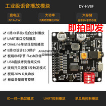 12V 24V Voice Play Modules one-to-one trigger serial port control Play 10W 10W 20W Voice Modules HV8F
