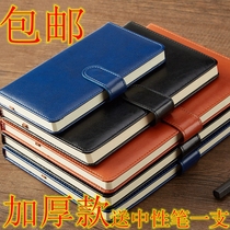 b5 Office Notebook Notepad Notepad Minutes Ben a6 Big Leather Face Business Notebook Stationery Benson