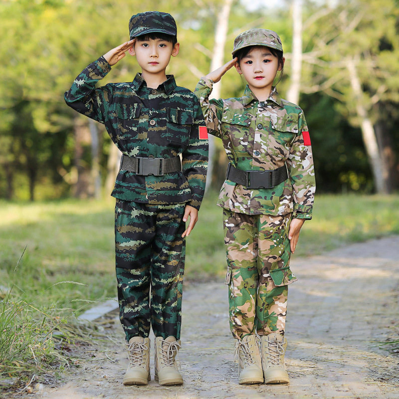 Children's camouflak suit Army training uniform live-action CS summer camp expands training to serve extracurbout education activities to play out