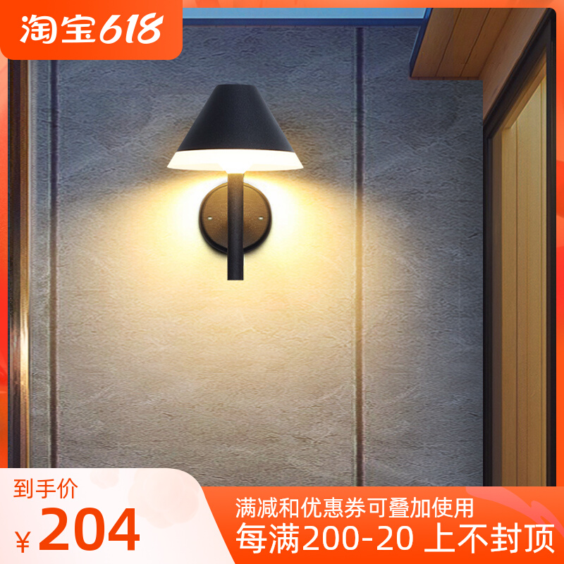 Outdoor Wall Lamp Led Outdoor Waterproof Balcony Light Balcony Hallway Walkway Light Minimalist Home Villa Garden Wall Light