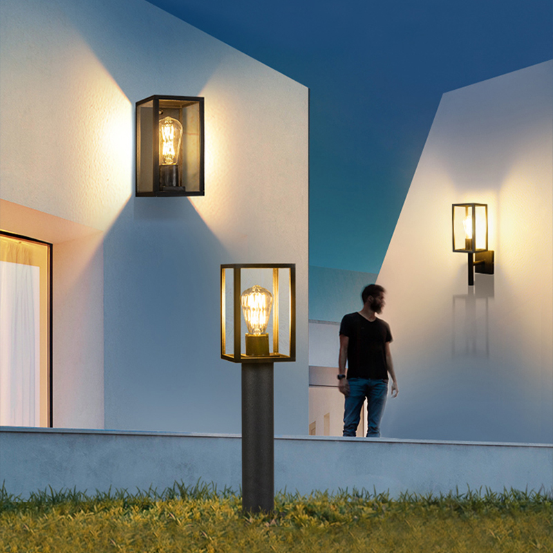 Generalized Outdoor Wall Lamp Led Garden Villa Courtyard Lamp Column Head Light Grass Terrace Lamp Community Led Waterproof Balcony Wall Lamp