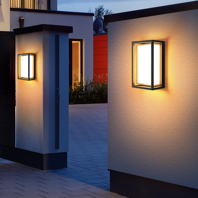 Outdoor Wall Lamp Home Stairway LED Light Outdoor Patio Gate Lights Waterproof Aisle Minima Wall Lamp Balcony Light