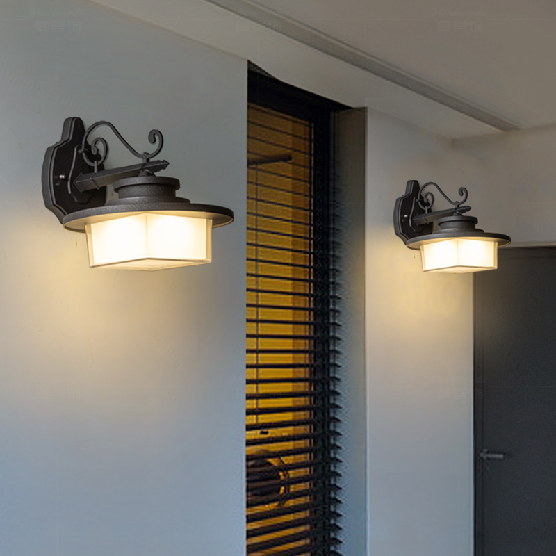 Waterproof balcony light modern led minimalist garden wall light hotel engineering villa led gate light outdoor wall light