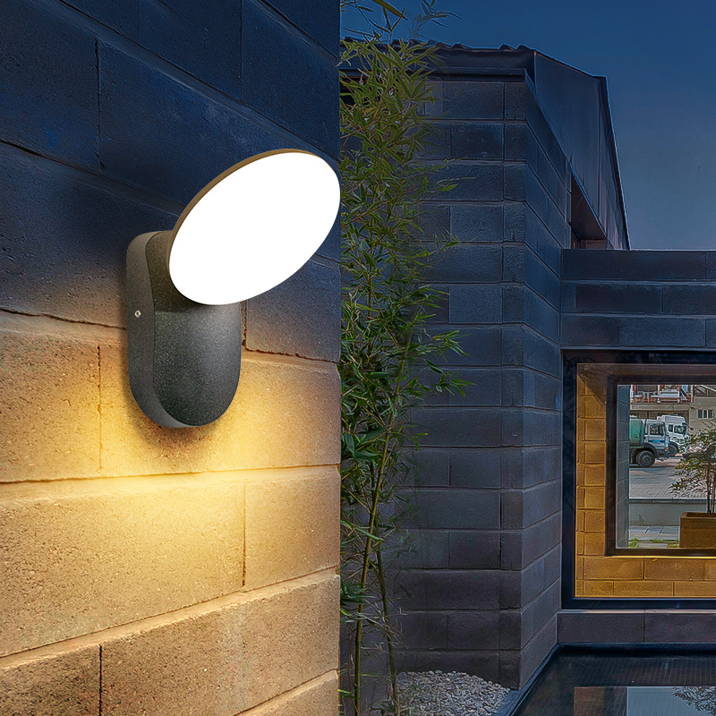 Outdoor Wall Lamp Minimalist Modern Led Villa Gate Light Flower Garden Villa Courtyard Wall Light Aisle Veranda Balcony Light