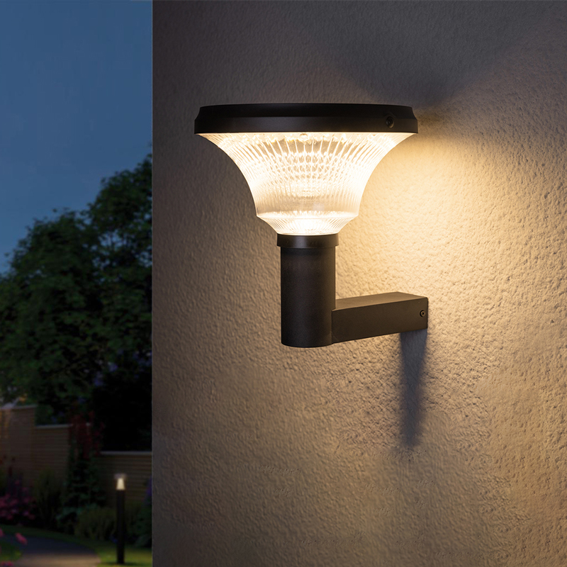 Solar Wall Lamp Outdoor Waterproof Courtyard Lamp Brief About Modern Door Light Outdoor Garden Villa Home External Wall Wall Lamp