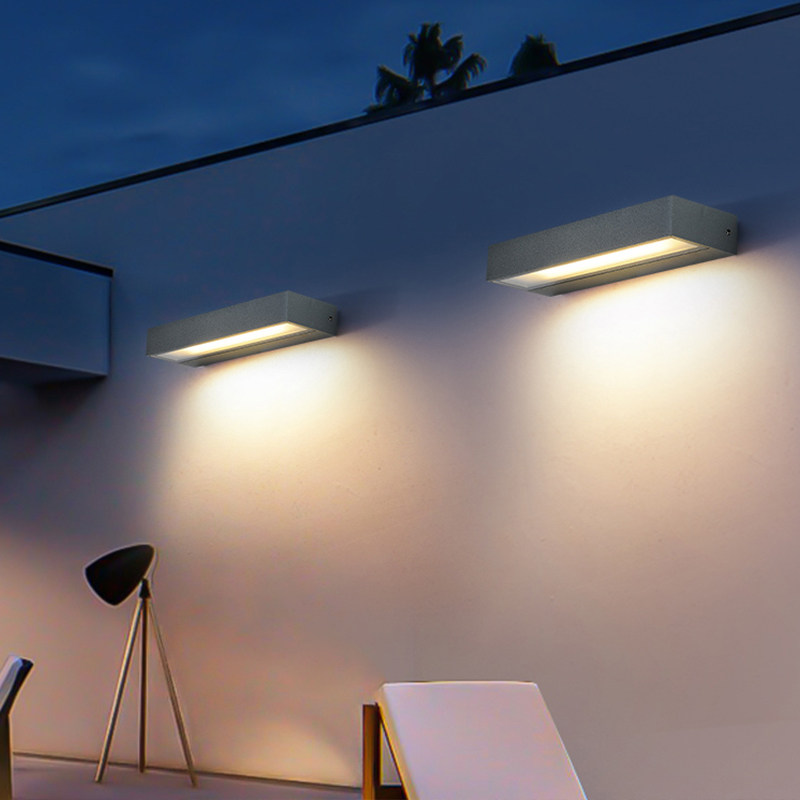 Generalized Outdoor Waterproof Wall Lamp Led Garden Lamp Villa Minimu Gate Lamp Communal Courtyard Light Balcony Walking Road Light