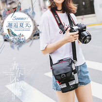 New-tide men and womens sluggish shoulder photography digital micro-single camera package camera package professional fashion collection package