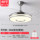 Fan Lantern 2023 Đèn chùm mới vô hình nhà hàng phòng khách tích hợp người hâm mộ TMALL TMALL ELF SMART quat tran trang tri quạt đèn