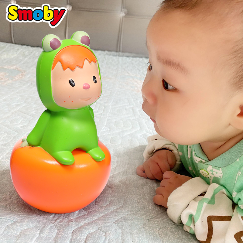 French Smoby Baby Tumbler Toy Baby Puzzle Zebra Monkey Frog 6-12 months 0-1 years old