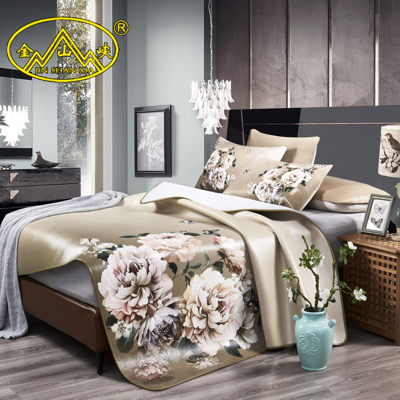 Jinshan Gorge Cow Leather Seat 1 8 m headhead Buffalo Leather thickens the leather soft seat 1 5m painted three pieces