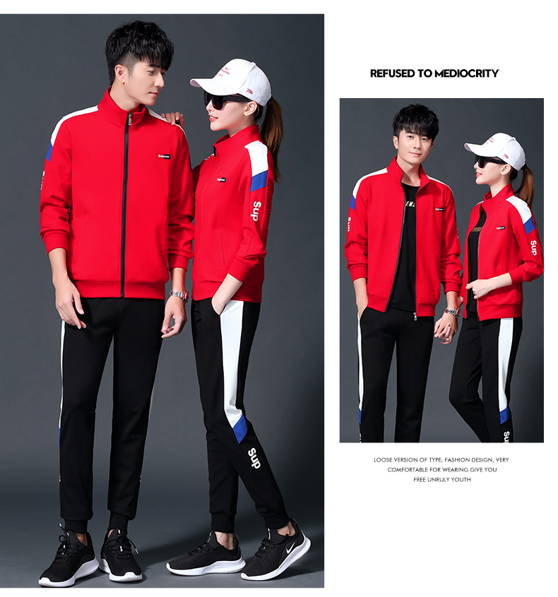 Bộ đồ thể thao nam xuân hè 2019 mới đôi ba mảnh giản dị 361 chạy bộ đồ thể thao nữ Jordan áo len - Thể thao sau quần chạy bộ nam adidas