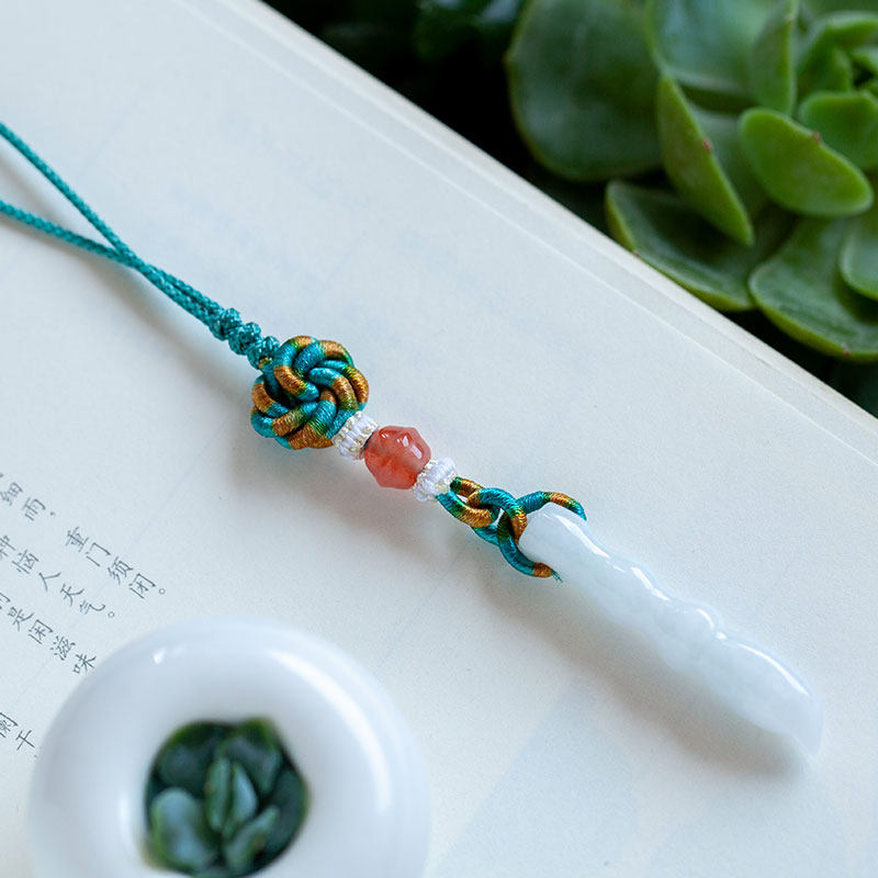 Lucky to meet you) Emerald Wenchang pen pendant opens Wenchang student exam