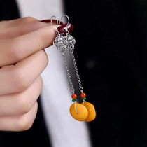 Noisy 7nows) Exquisite small Beeswax cake earrings earrings earrings earrings ear hooks womens workplace