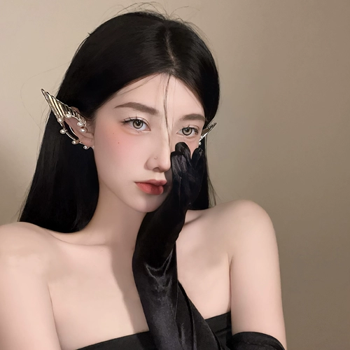 Клипсы, серьги, без проколов ушей, легкий роскошный стиль, изысканный стиль