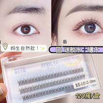 Moons princess fake eyelash fish tail mixed with ciliary flowers Qians sandwich fairy hair Segmentation natural A type of fairy hair