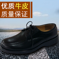 Pilot mens shoes Round scalp shoes Mens leather four seasons can be worn Mens aviation lace-up shoes Mens captain shoes