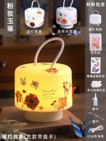 Макияж оранжевого красного порошка