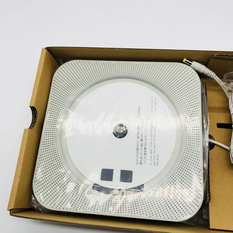 Muji无印良品壁挂式cd播放器复古拉线迷你cd机mp3英语学习早教
