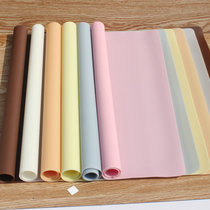 Korean version of solid color simple small fresh multi-functional student desk pad 40*60cm office large pad board soft desk pad