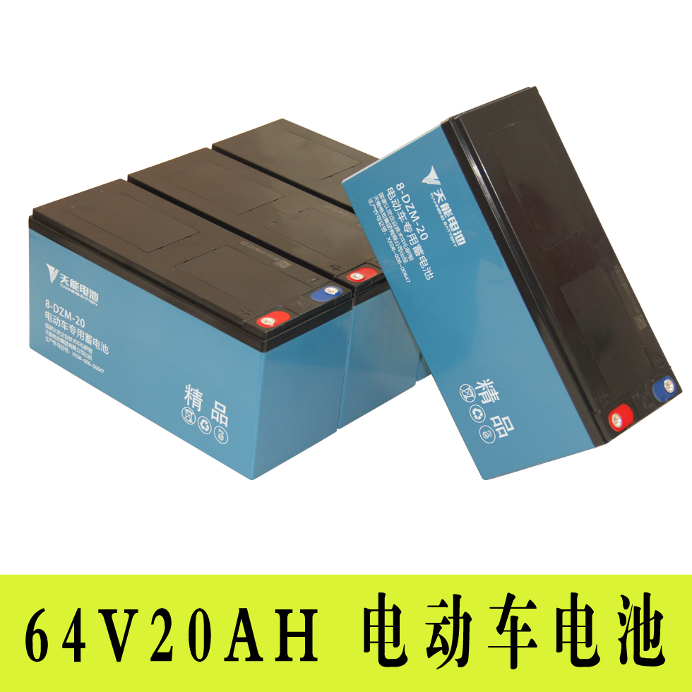 Tianneng electric vehicle battery 64V20AH electric vehicle battery Yadi Chaowei 16V 8-DZM-20 special model