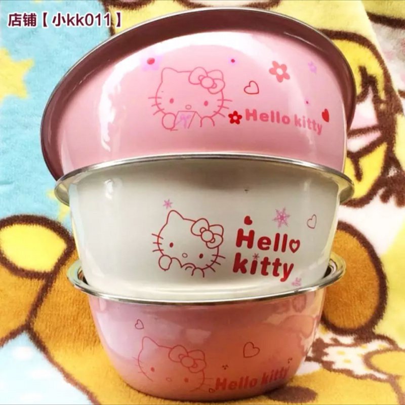 Stainless Steel Basin Wash Fart cartoon Baby Home Cute Washbasin Wash Face Basin Wash Round Girls' Basin