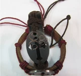 Ретро металлический модный кожаный браслет