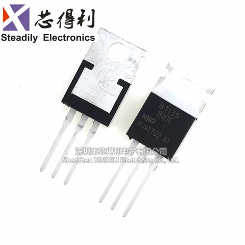 Прямой плагин двунаправленной тиристорской хрустальной трубки BT139-800E TO-220 16A/800V совершенно новый