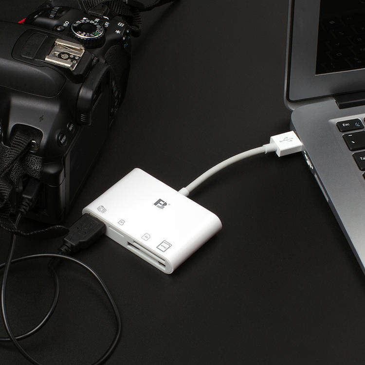 Fengbiao OTG32 card reader SD TF XQD card U disk camera memory card USB3 0 high-speed multi-function