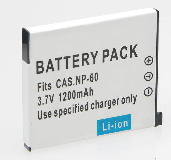 Factory direct lithium battery NP60 CASIO camera adapter battery CNP-60 camera battery