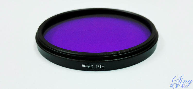 Camera digital filter monocular filter panchromatic filter FLD mirror color filter 58mm fluorescent mirror spot