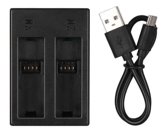Suitable for Gopro Fusion Panoramic Camera Gopro ASBBA-001 Battery Set Dual Charger