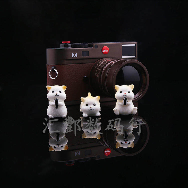 Suitable for super cute hamster pet creative cartoon hot shoe cover Canon camera dust protection cover Nikon Sony