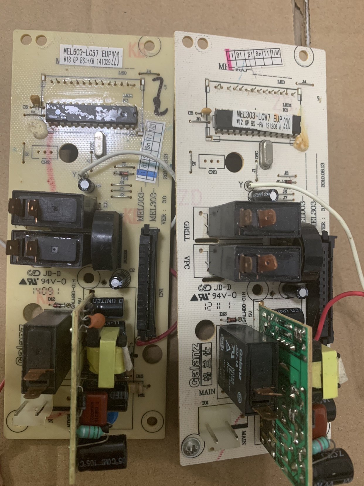 Gransee microwave motherboard G70F20CN1L-DG (BO) (s0 MEL603-LC57 MEL603-LC57 303-Lcw7
