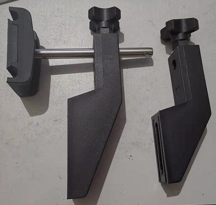 Guard rail bracket round double clamp round double track clamp centre distance 66mm